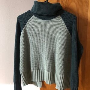 Madewell Colorblock Crossback sweater